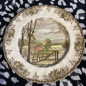 Johnson Brothers Friendly Village The Hayfield Dinner Plate Buffet Plate
